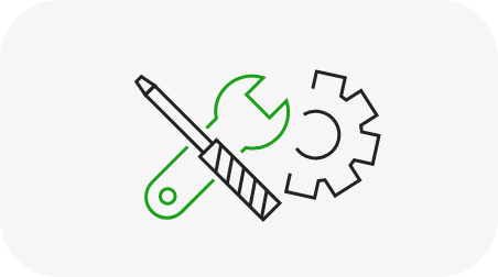 La maintenance préventive et curative de vos équipements.